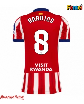 Atletico Madrid Pablo Barrios #8 Tricou Fotbal Replică 2026-27 Femei Acasa Atletico Madrid Pablo Barrios #8 Tricou Fotbal Replică 2026-27 Femei Acasa